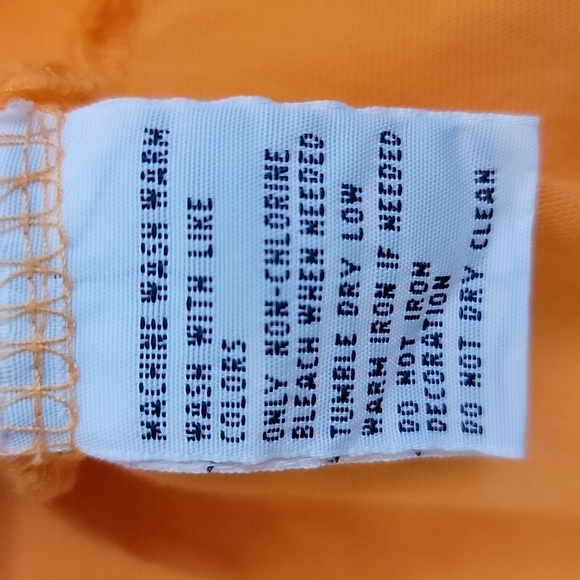 Ralph Lauren Polo Orange Short Sleeve Shirt Top M - Picture 6 of 12
